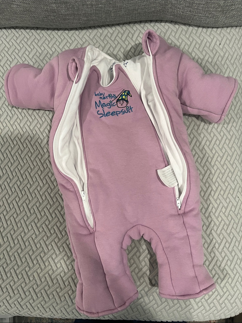 Baby 3-6m Sleepsuit in Light Purple